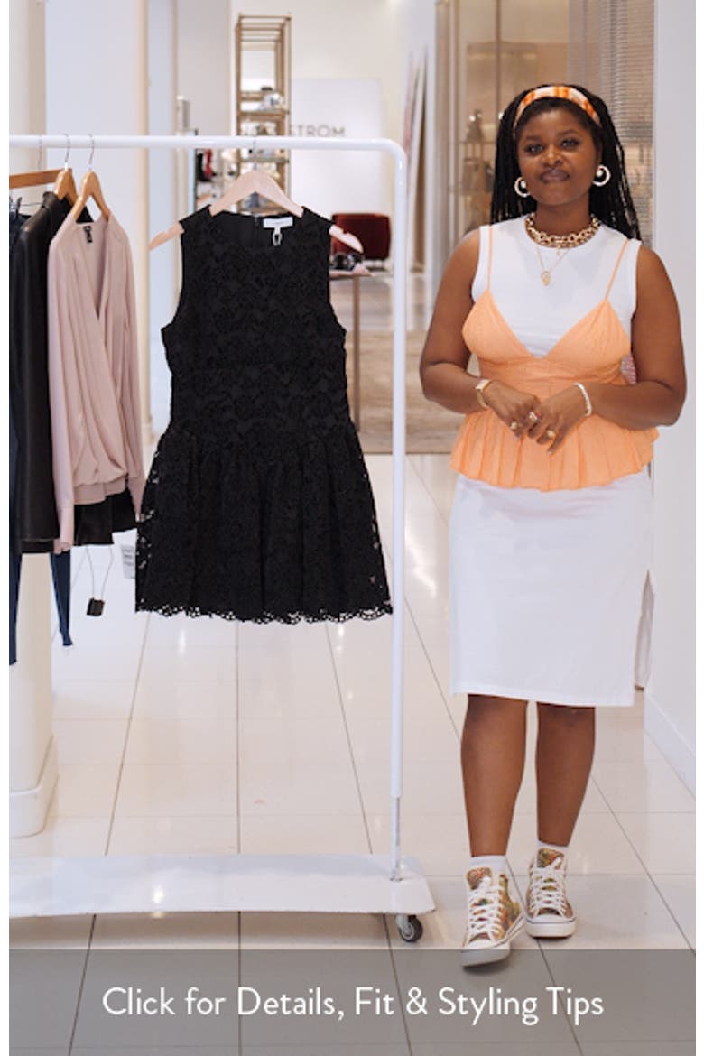 Elisie Lace Fit & Flare Cocktail Dress video