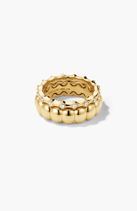 Crest Stacker Ring