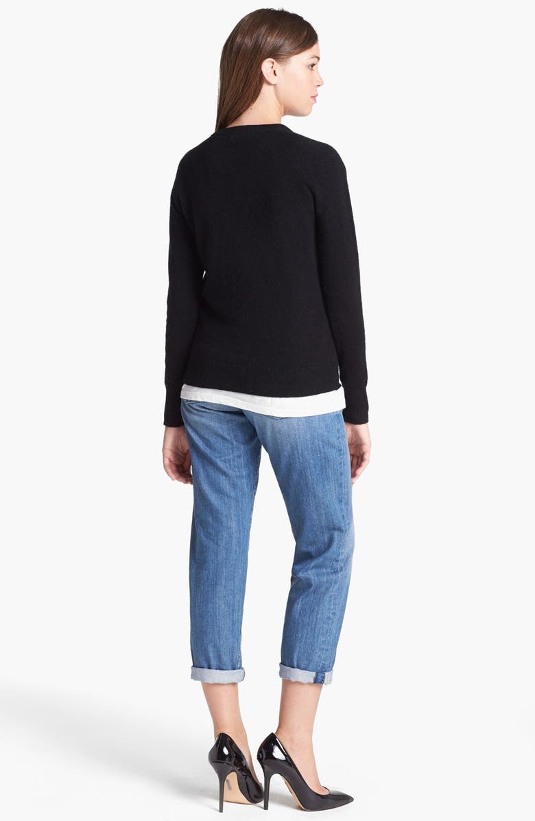 Halogen<sup>®</sup> Long Sleeve Crewneck Cashmere Sweater, Alternate, color, 