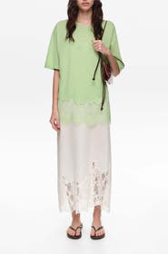 Bimba y Lola Long Lace T-shirt