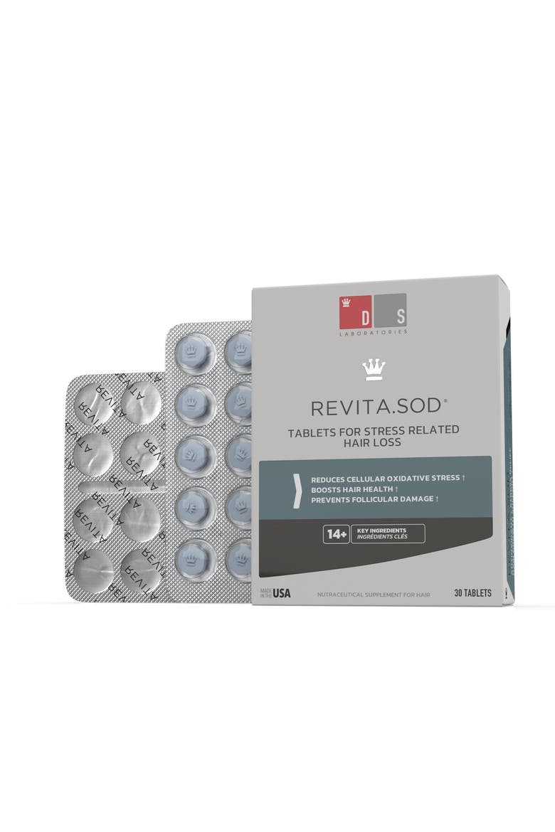 Revita.SOD Tablets For Hair Growth Support + Antioxidant + Stress Relief, Alternate, color, No Color