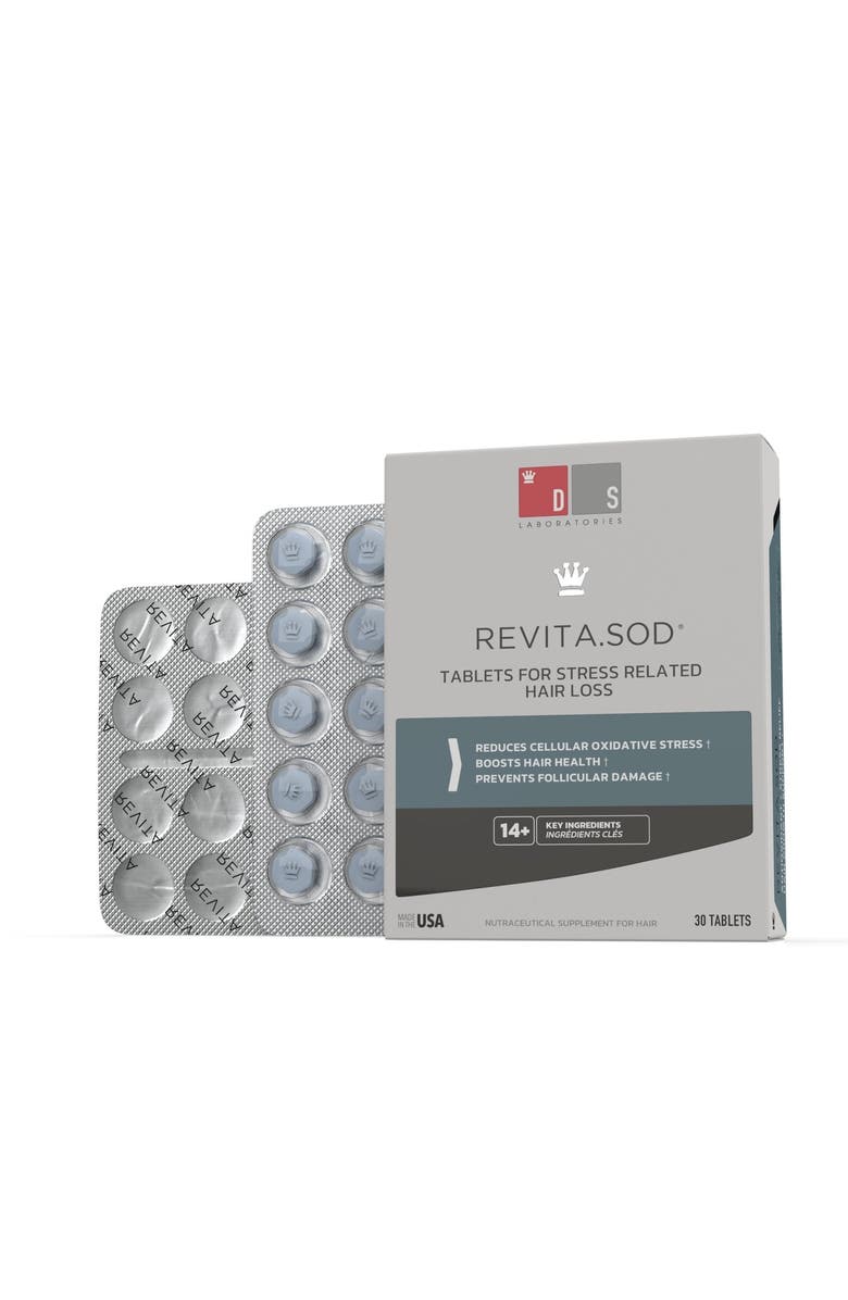DS Laboratories Revita.SOD Tablets For Hair Growth Support + Antioxidant + Stress Relief, Alternate, color, NO COLOR