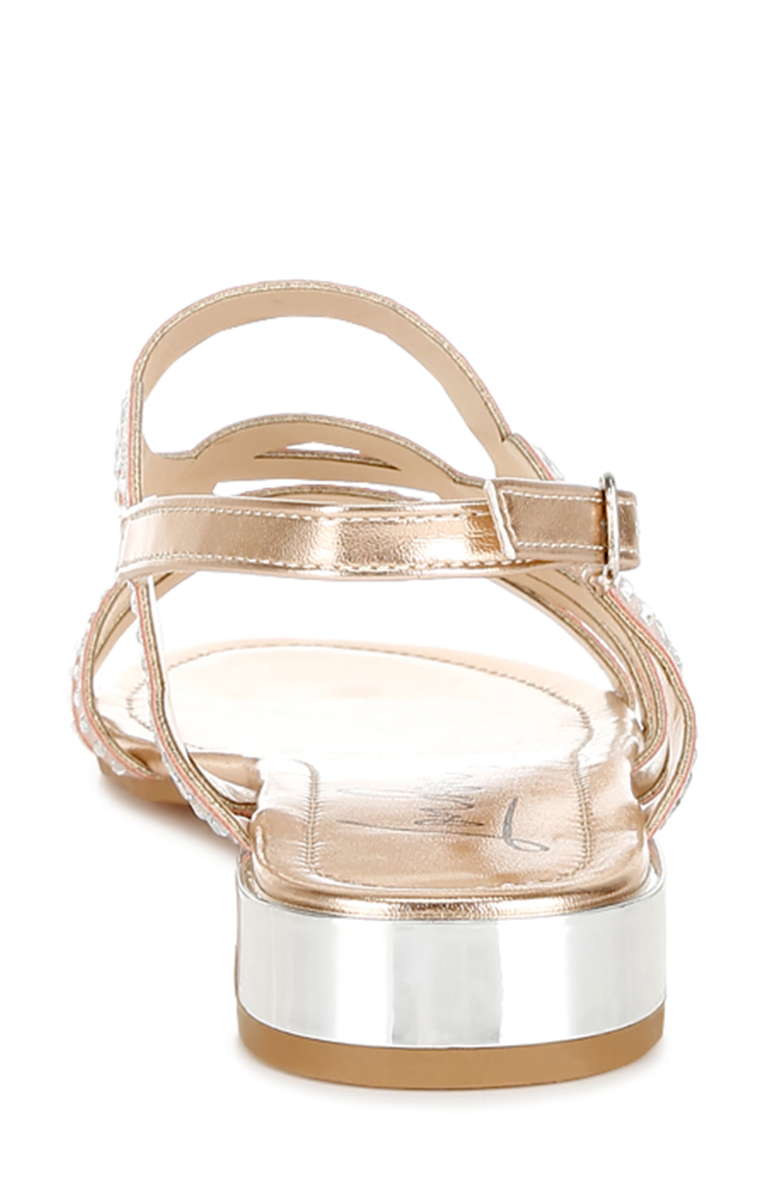 Jisters Sandal, Alternate, color, ROSE GOLD