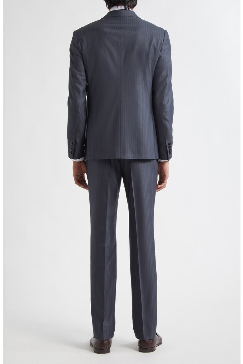 15Milmil15 Faint Stripe Wool Suit, Alternate, color, DARK GREY