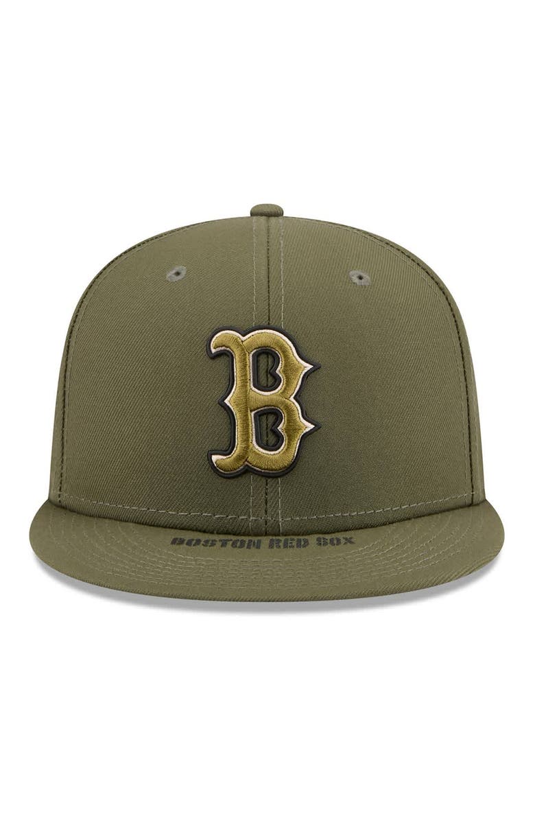 New Era Men's New Era  Olive Boston Red Sox 2026 Armed Forces Day 59FIFTY Fitted Hat, Alternate, color, Olive
