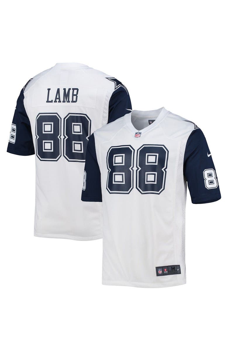 Nike Men's Nike CeeDee Lamb White Dallas Cowboys Alternate Game Jersey, Main, color, White