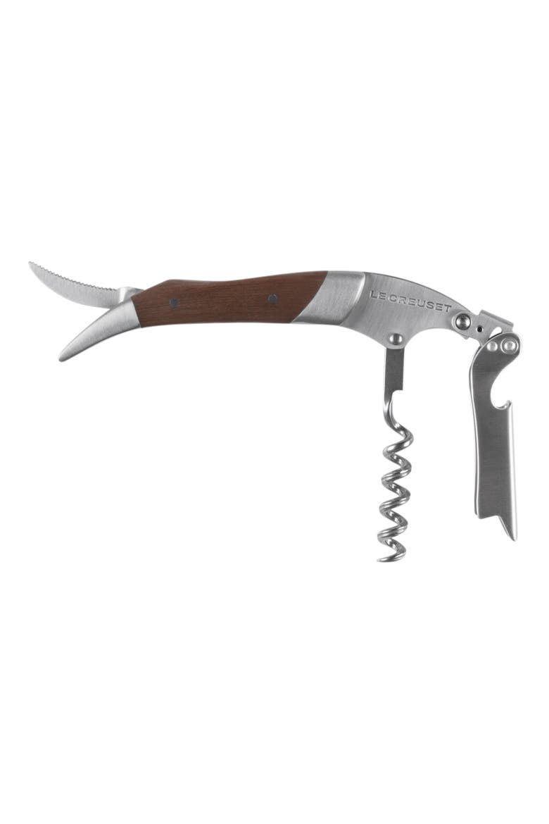 One-Step Waiter's Friend Corkscrew, Alternate, color, BROWN MULTI