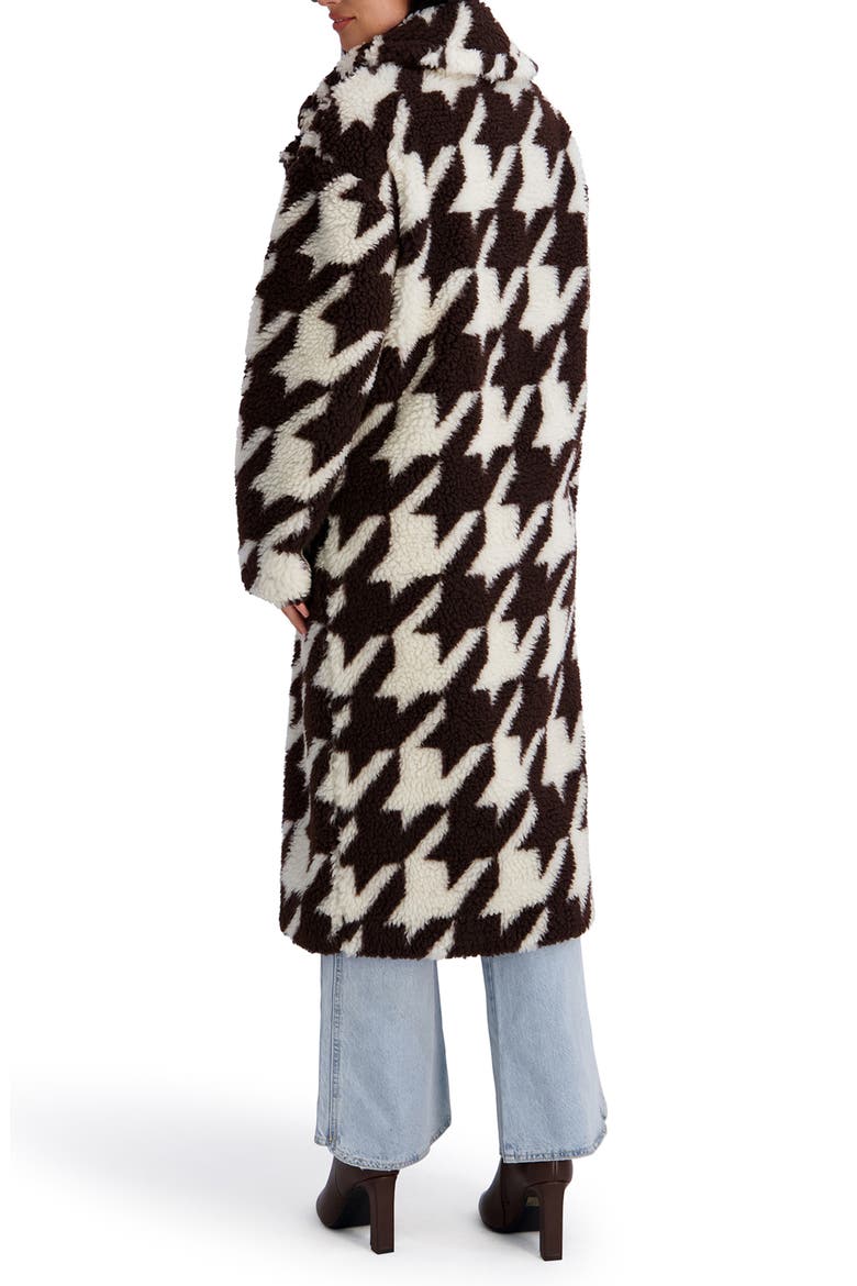 Kiefer　NEIGHBORHOOD MP N-COAT XL Kensie Houndstooth Faux Shearling Coat (Women) | Nordstromrack