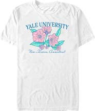 Yale University Men's Yale University Floral School Logo Graphic T-Shirt