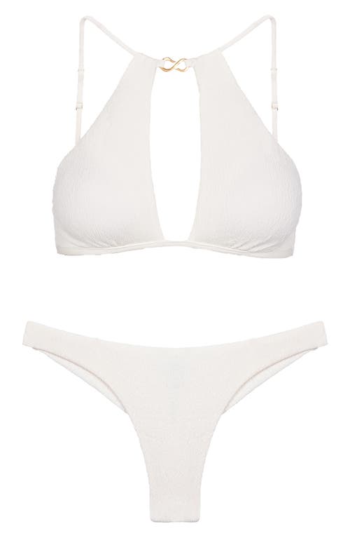 Vix Paula Hermanny Solid Bikini Bottoms In White