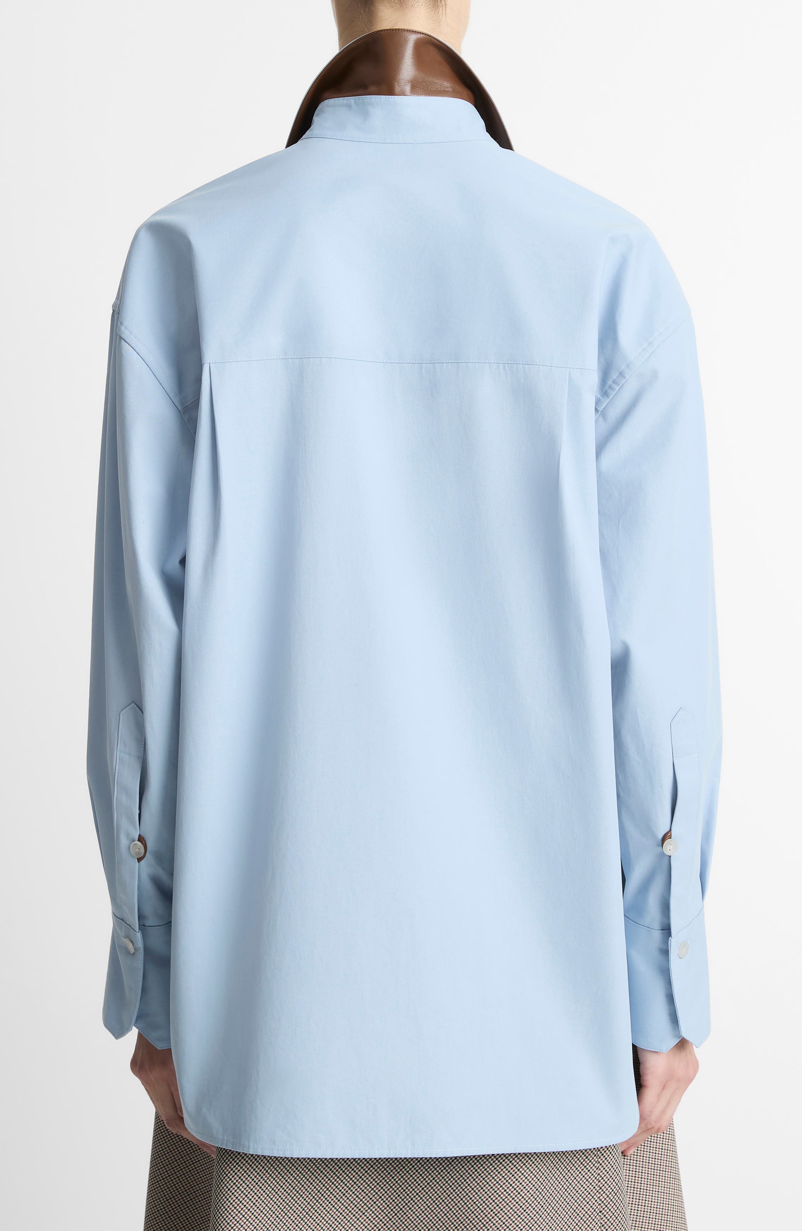 Oversize Cotton Button-Up Shirt - image 4