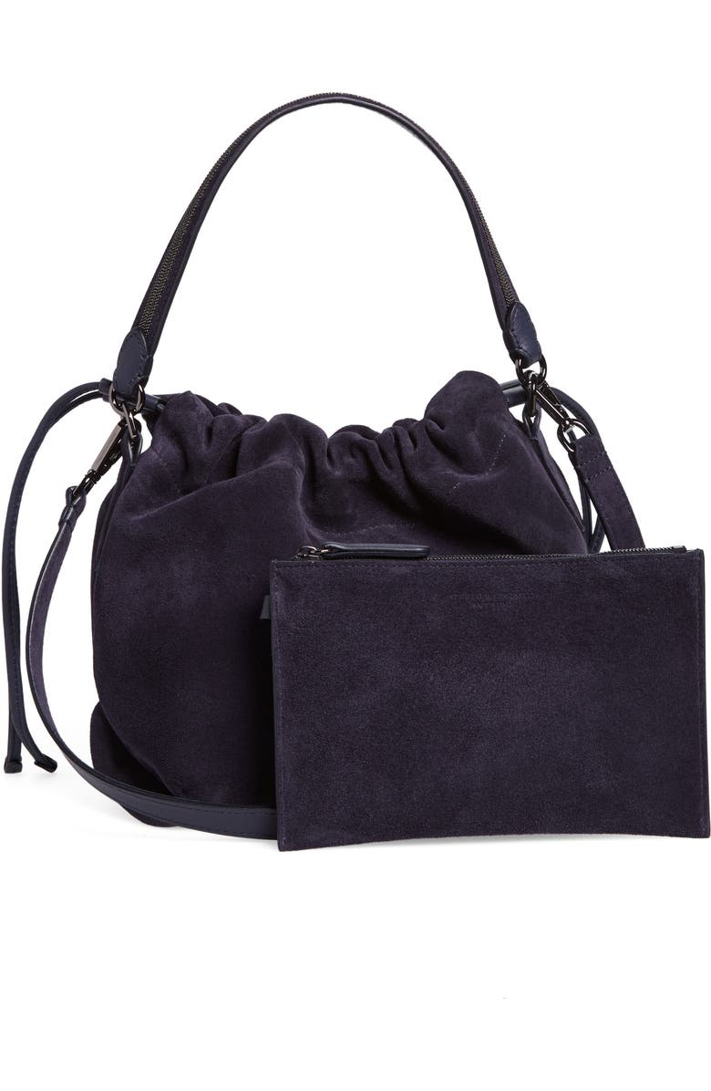 Brunello Cucinelli Suede Bucket Bag, Alternate, color,