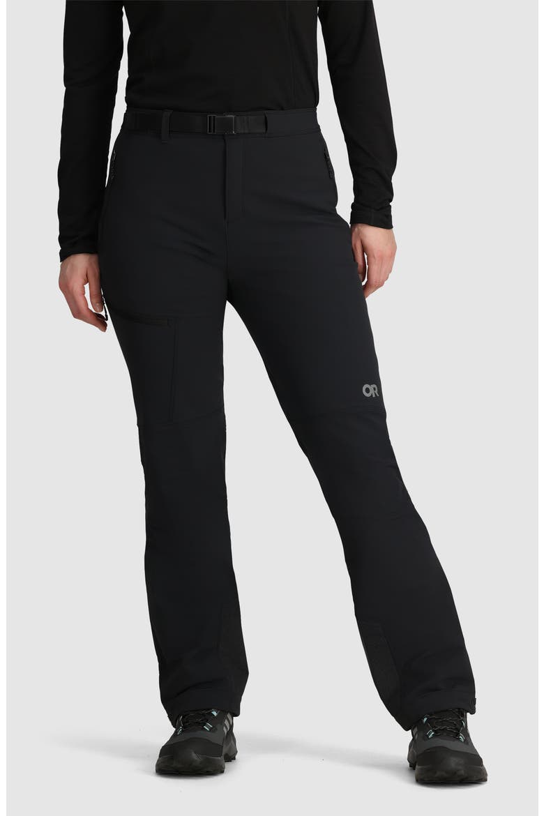 Cirque III Weather Resistant Performance Pants, Main, color, BLACK
