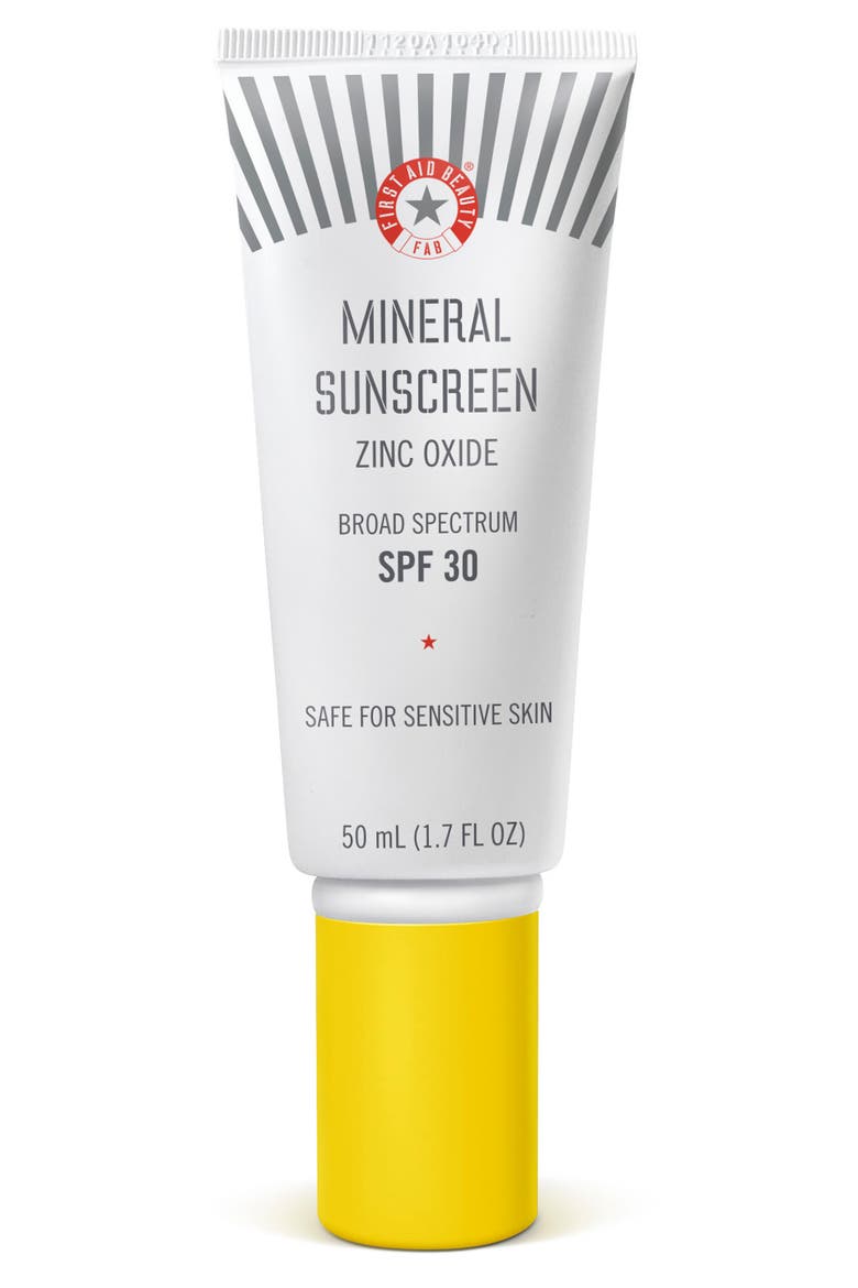 Mineral Sunscreen Zinc Oxide Broad Spectrum SPF 30, Main, color, NO COLOR