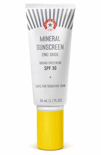 First Aid Beauty Mineral Sunscreen Zinc Oxide Broad Spectrum SPF 30