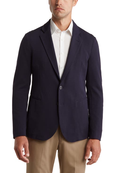 Textured Stretch Blazer