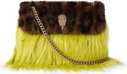 Kurt Geiger London Mini Kensington Faux Fur Crossbody Bag