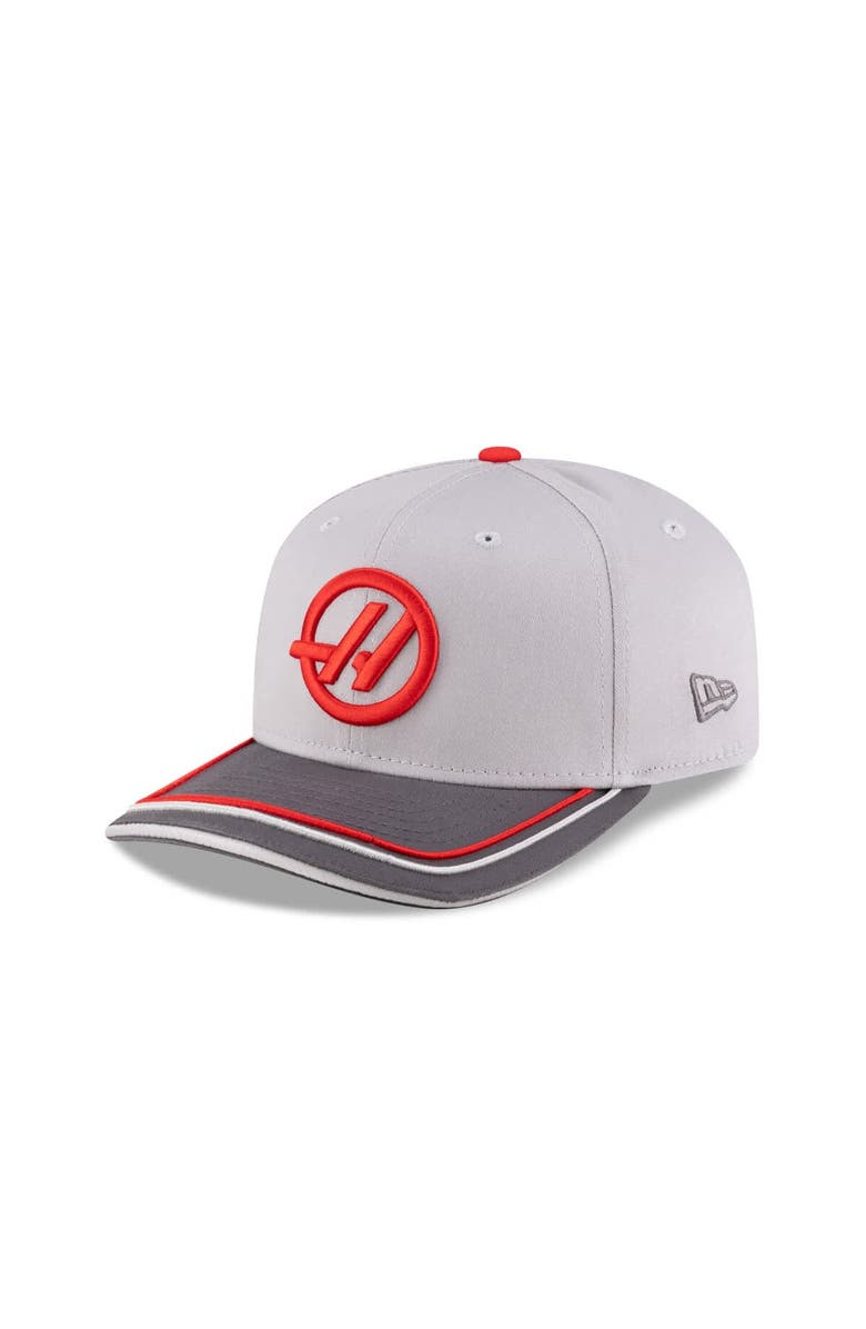 New Era Men's New Era  Gray Haas F1 Team 200th Race 9SEVENTY Stretch Snap Hat, Alternate, color, 