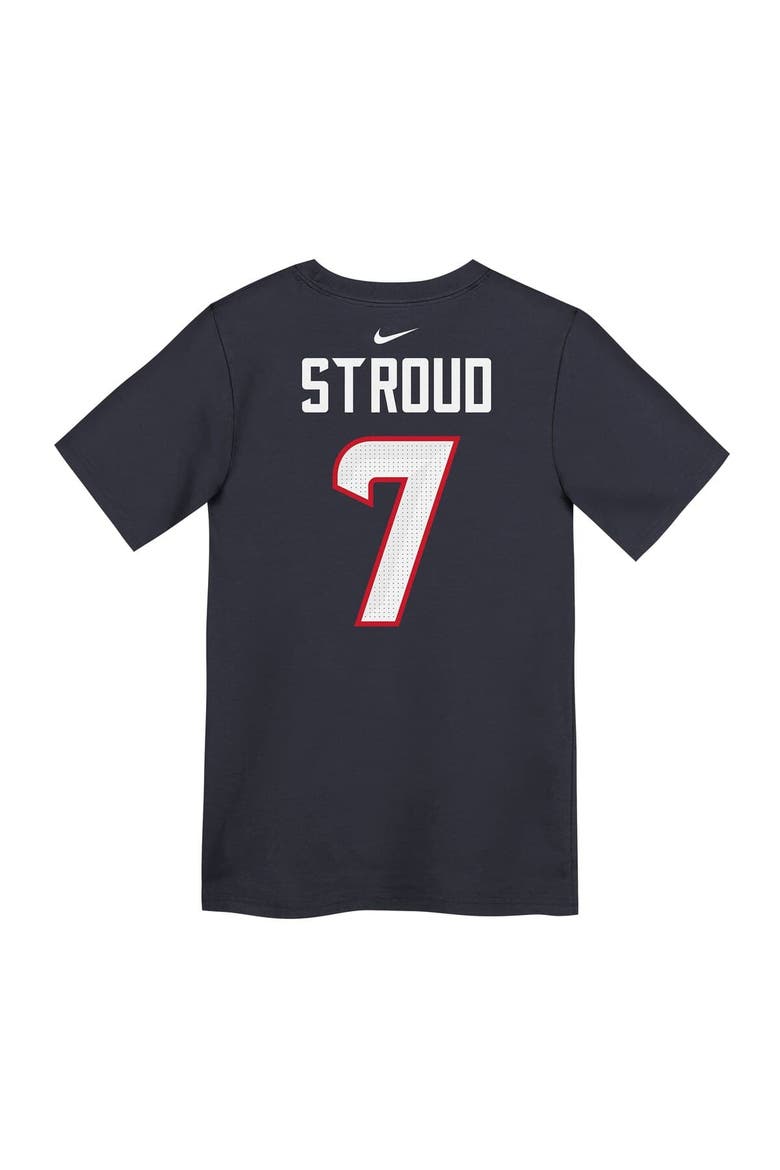 Preschool Nike C.J. Stroud Navy Houston Texans Player Name & Number T-Shirt, Alternate, color, Navy