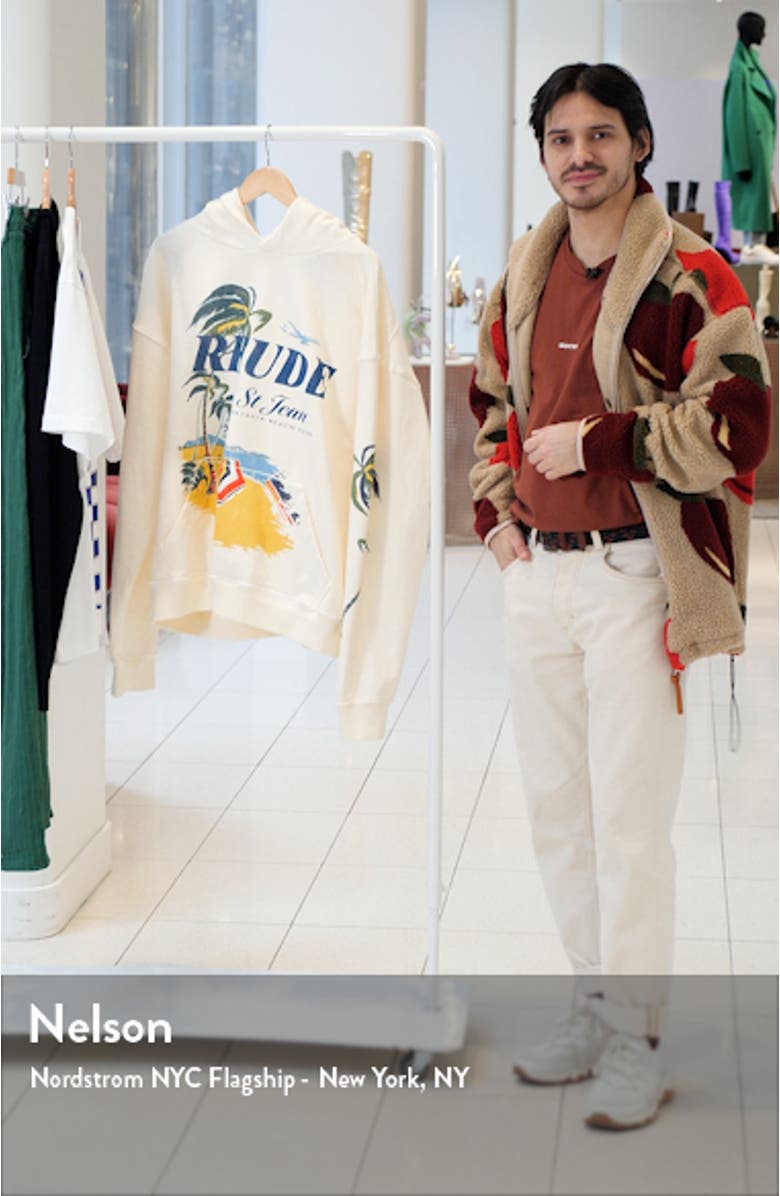 Beach Club Graphic Hoodie, sales video thumbnail