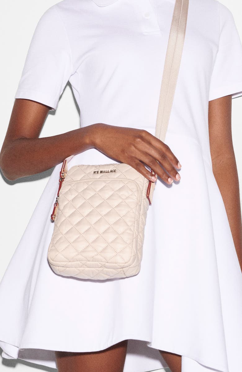 MZ Wallace Metro Quilted Nylon Crossbody Bag, Alternate, color,