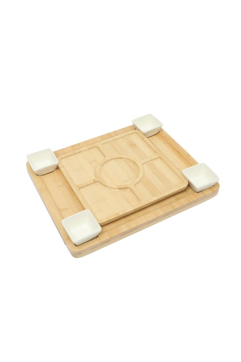 Rustic Inspirations 18-Piece Charcuterie Board Set, Alternate, color, Natural