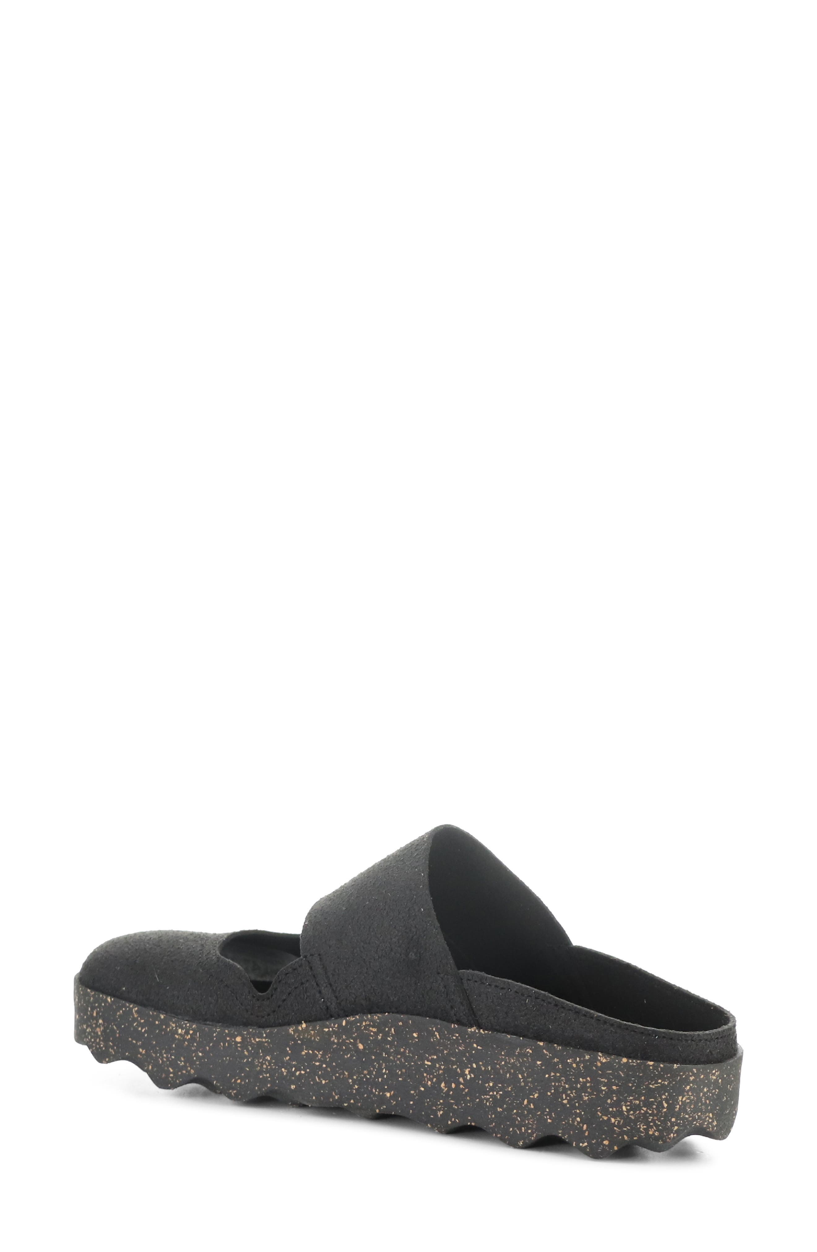 Asportuguesas by Fly London Cana Slide Sandal, Alternate, color, Black