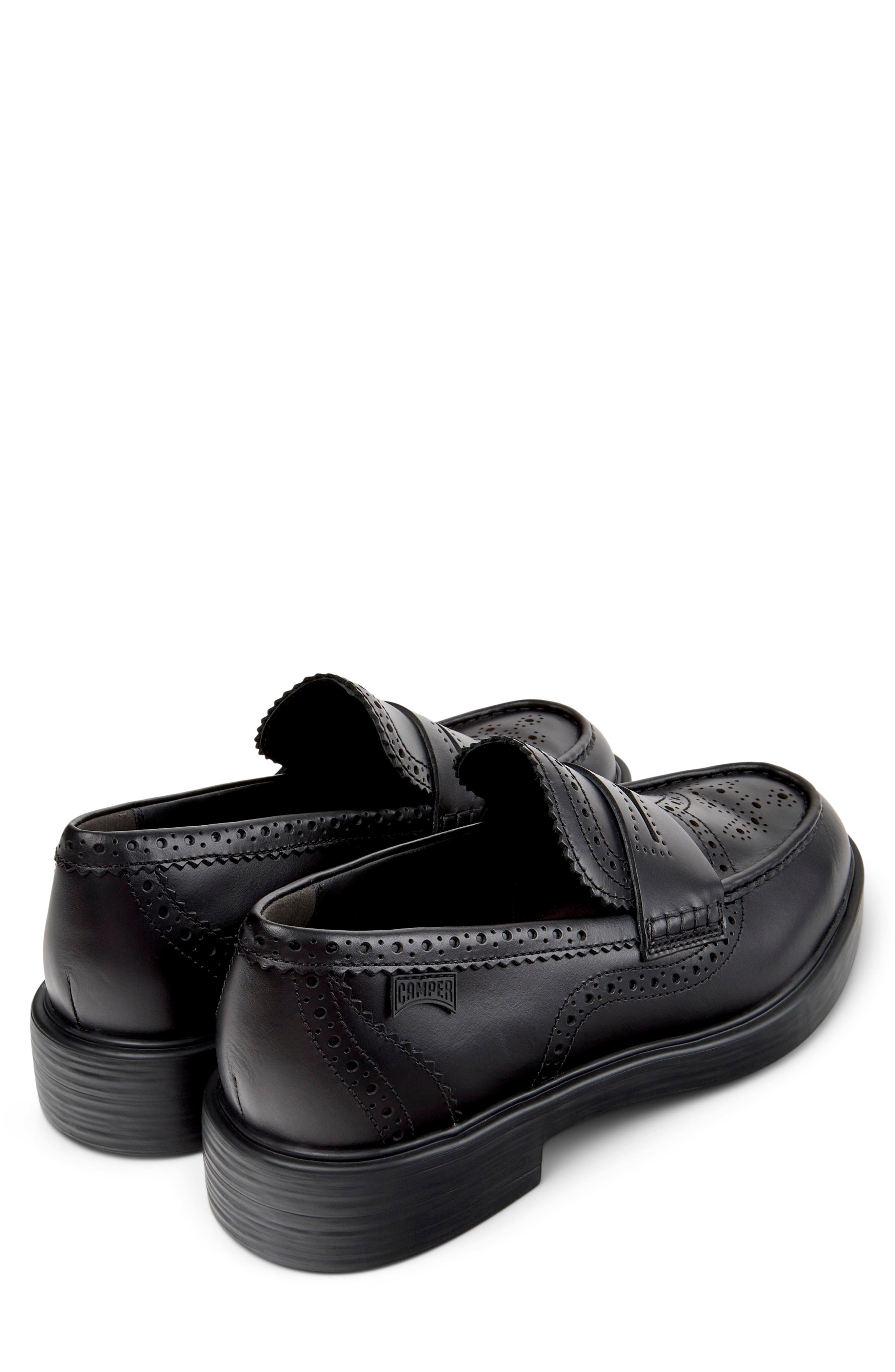 Dean Penny Loafer, Alternate, color, BLACK