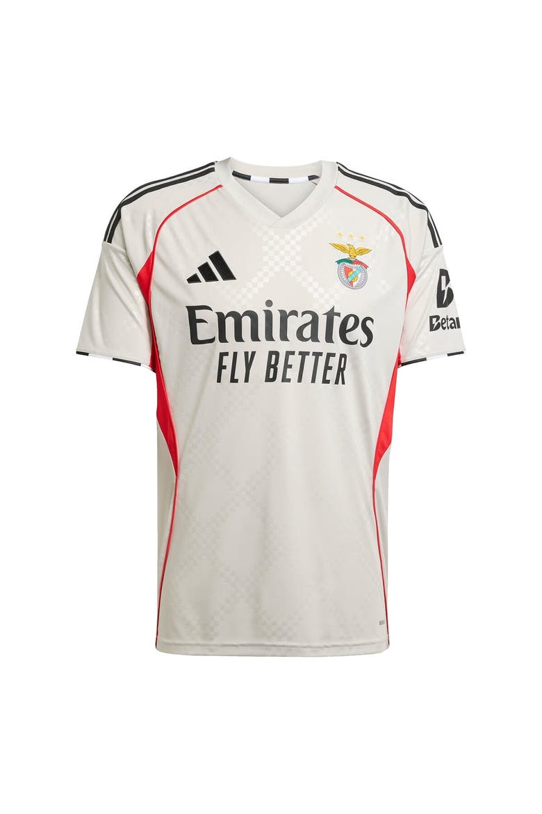 Men's adidas Gray Benfica 2025/26 Away Replica Jersey, Alternate, color, Gray