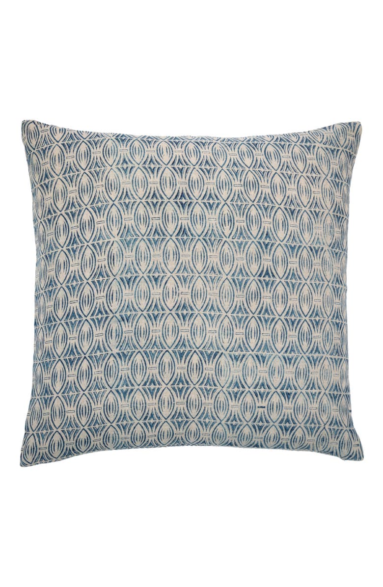 Alamwar Zulu Indigo Decorative Pillow Cover, Main, color, Indigo