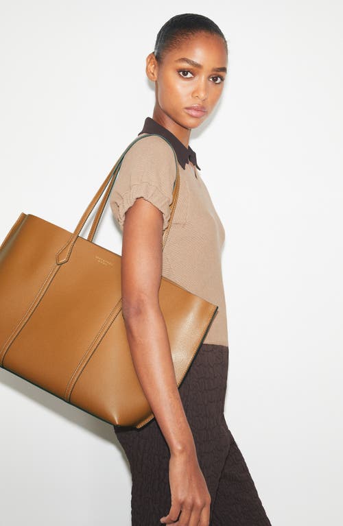 Tory Burch Perry Shopper Bag In Brown