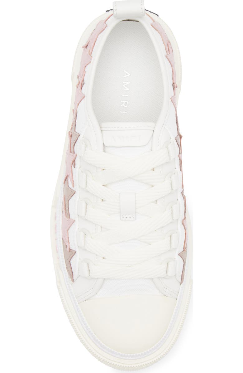 AMIRI Stars Court Sneaker, Alternate, color, White Pink