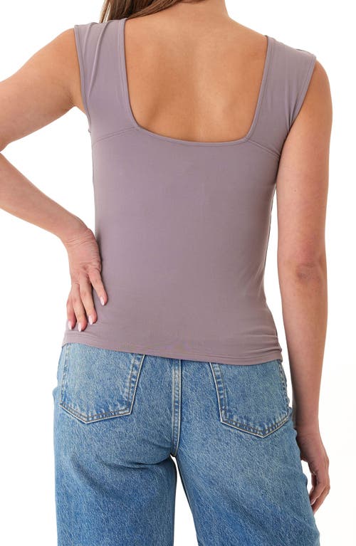 Threads 4 Thought Antonia Scoop Back Jersey Tank In Mauve Dust