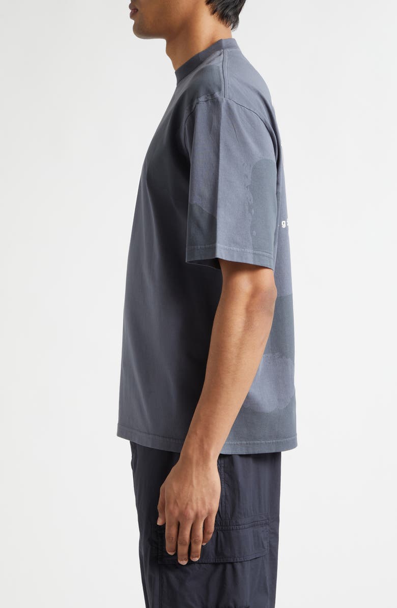 Stone Island Logo Graphic T-Shirt, Alternate, color, Blue Grey