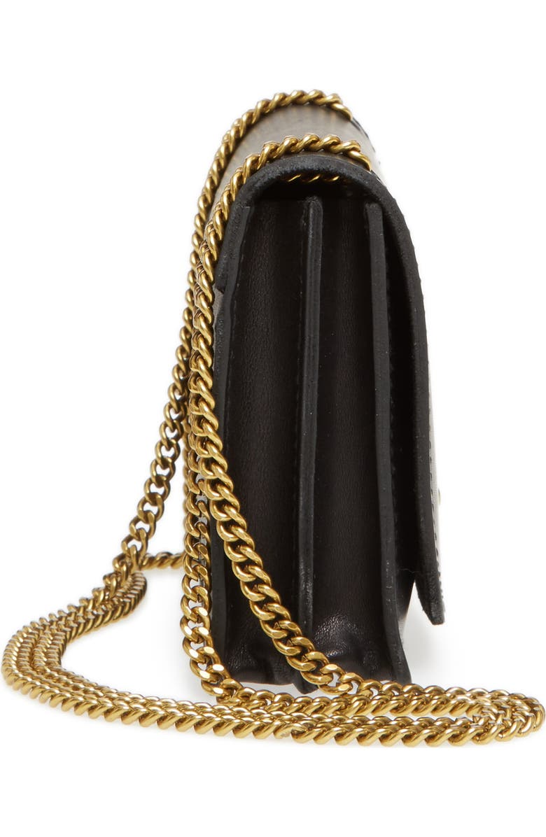 Madewell Chain Leather Crossbody Bag, Alternate, color,