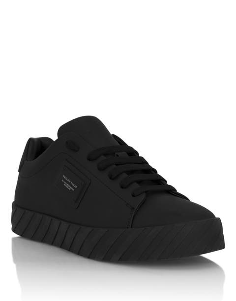 Nappa Leather Low-Top Sneakers Placca Unisex
