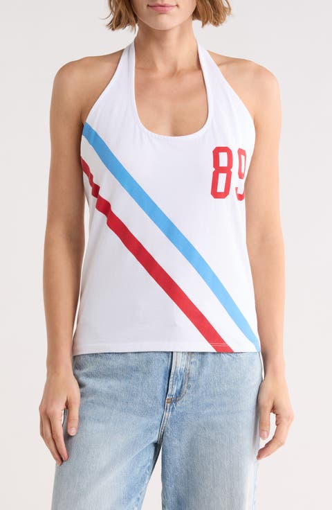 89 Graphic Halter Tank