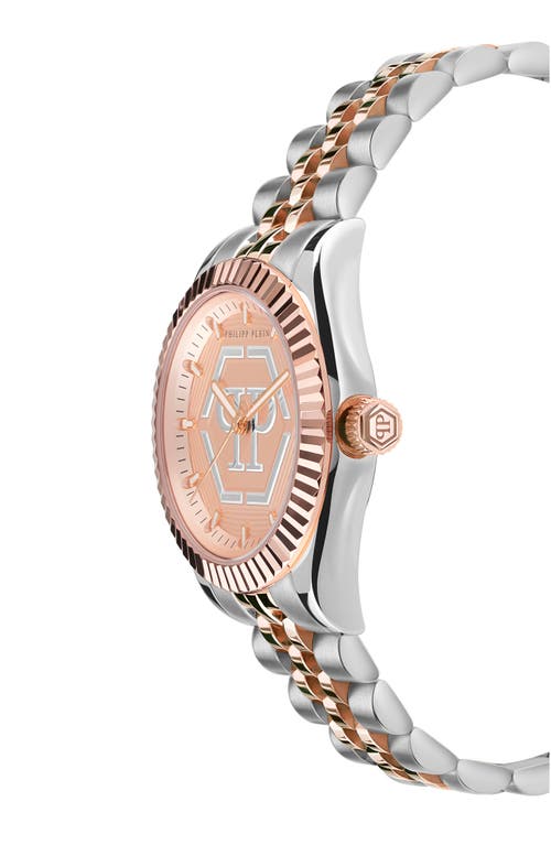 Philipp Plein Date Superlative Two-tone Bracelet Watch, 38mm In Two Tone