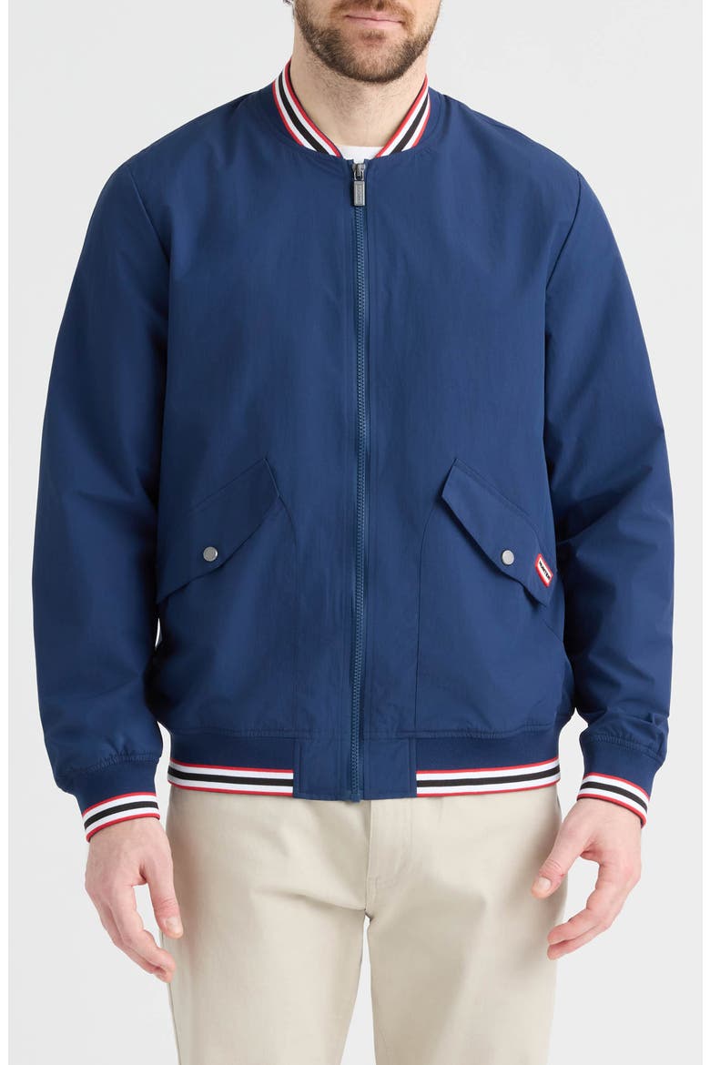 Gaston Water Repellent Bomber Jacket, Main, color, ESTATE BLUE