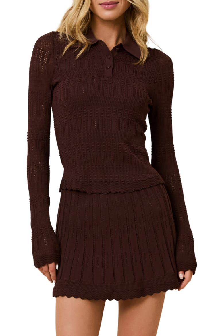 The Debra Knit Sweater, Main, color, TRUFFLE