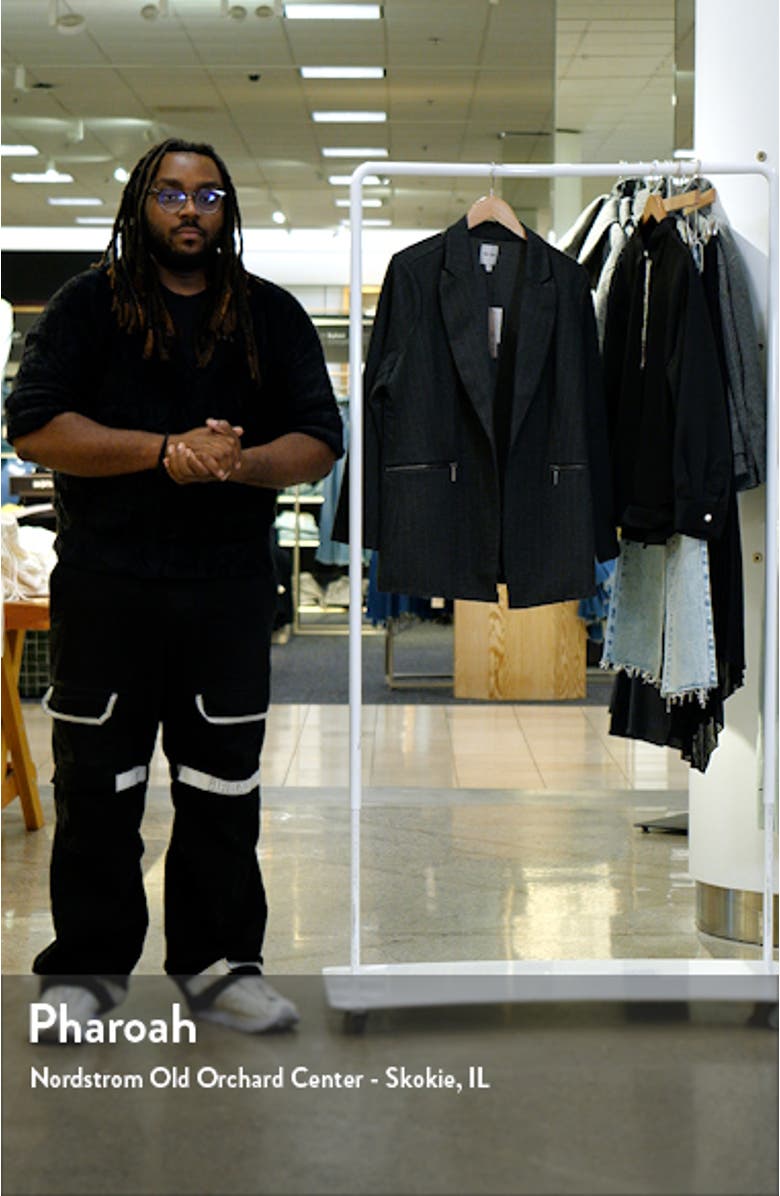 Pinstripe Ponte Knit Jacket, sales video thumbnail