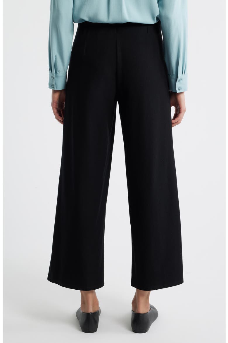 Ankle Wide Leg Pants, Alternate, color, BLACK