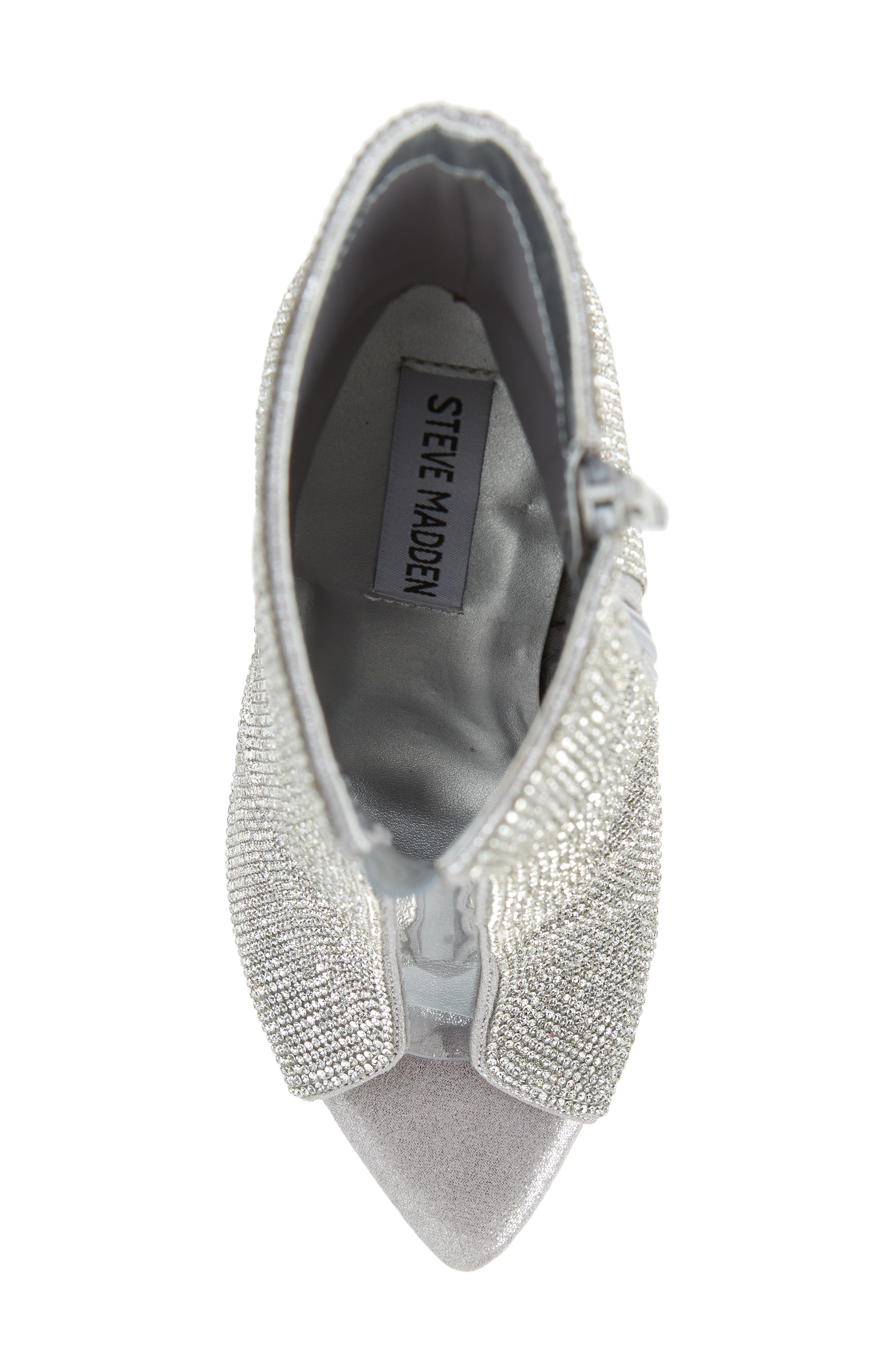 Steve Madden Finley Rhinestone Sandal Bootie, Alternate, color, 