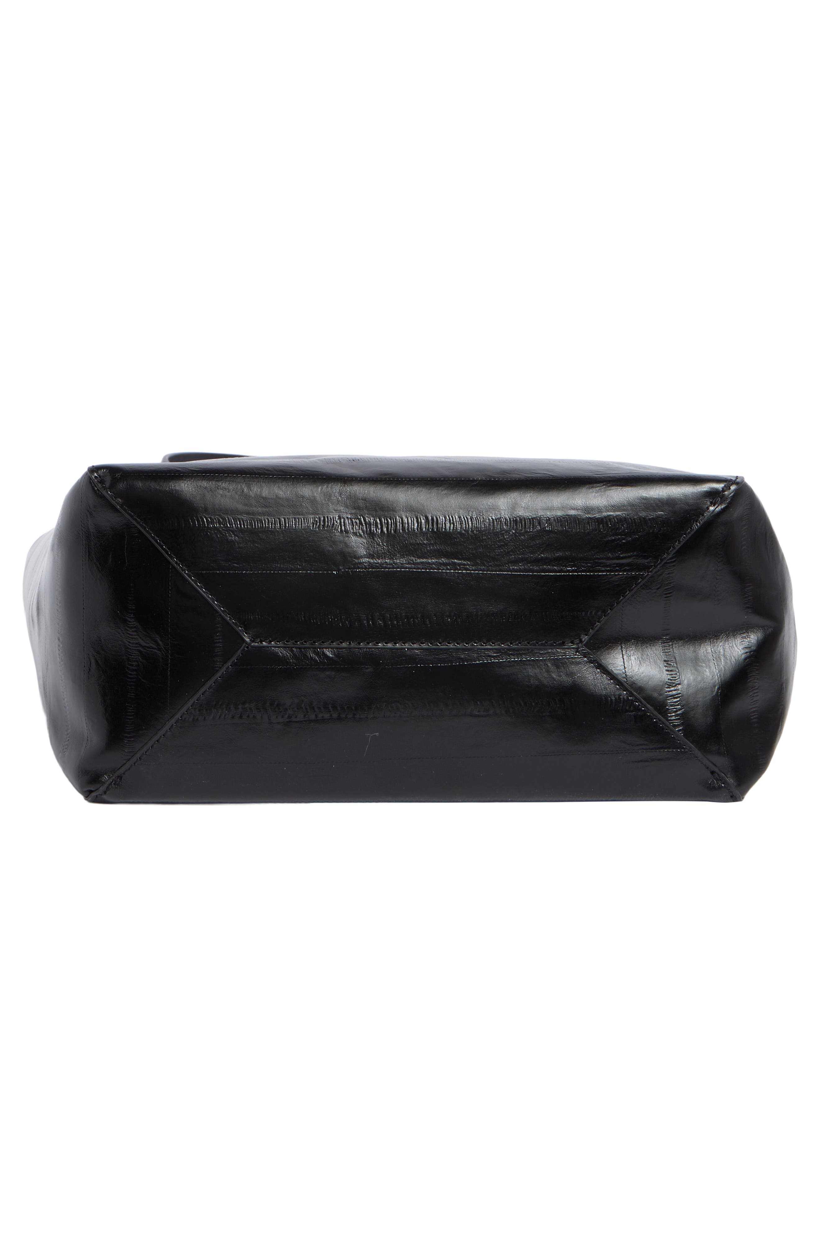 Buckle Tote Bag, Alternate, color, BLACK