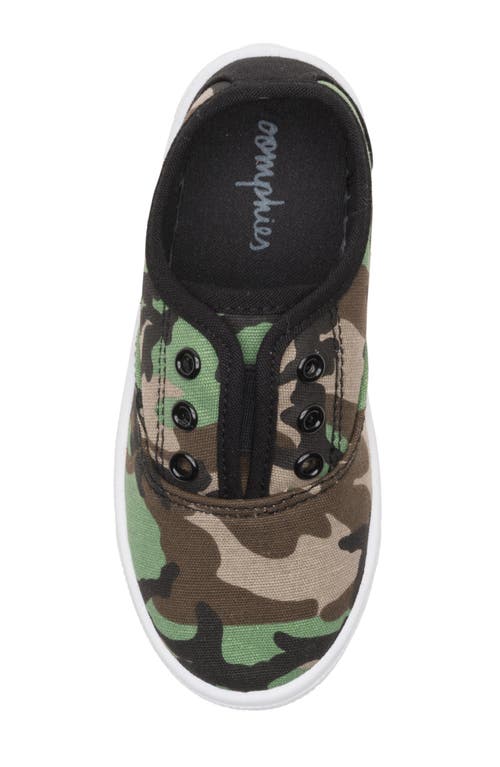 Oomphies Kids' Robin Slip-on Sneaker In Camo