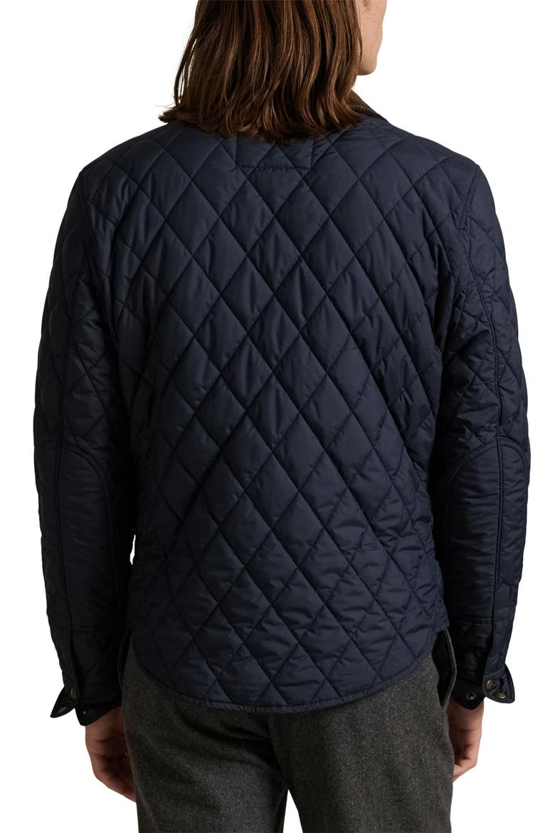 The Beaton Quilted Water-Repellent Shirt Jacket, Alternate, color, COLLEGE NAVY