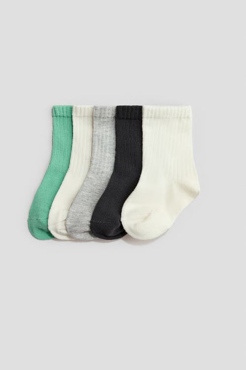 H&m Kids'  5-pack Socks In Neutral