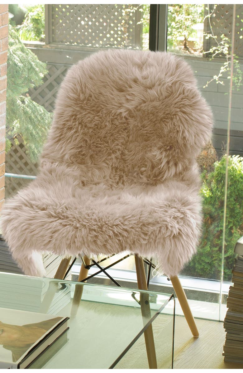 NATURAL New Zealand Genuine Sheepskin Rug, Alternate, color, Taupe