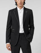 PHILIPP PLEIN Blazer Contrast Stitching Men