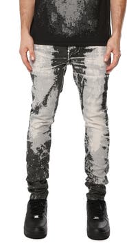 PURPLE BRAND Trompe l'Oeil Skinny Jeans
